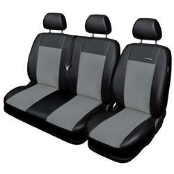 Méretre vart üléshuzat a következő autótípushoz: Volkswagen Transporter T5 Bus (2003-2015) csak első ülések - Autó takarók - Méretpontos üléshuzatok - Autóponyvák - Auto-Dekor - Premium - szürke