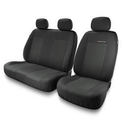 Univerzális autó üléshuzat a következő autótípushoz: Renault Trafic I, II, III (1981-2019) - Autó takarók - Huzatok - Autóponyvák - Auto-Dekor - Elegance 2+1 - P-1