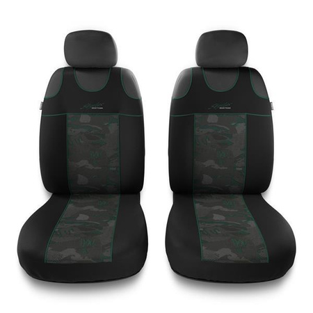 Póló üléshuzat a következő autótípushoz: Subaru Legacy II, III, IV, V, VI (1994-2019) - Auto-Dekor - Stylus 1+1 - zöld