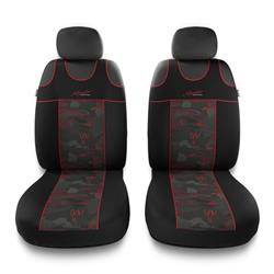 Póló üléshuzat a következő autótípushoz: Alfa Romeo 166 I, II, III (1998-2007) - Auto-Dekor - Stylus 1+1 - piros