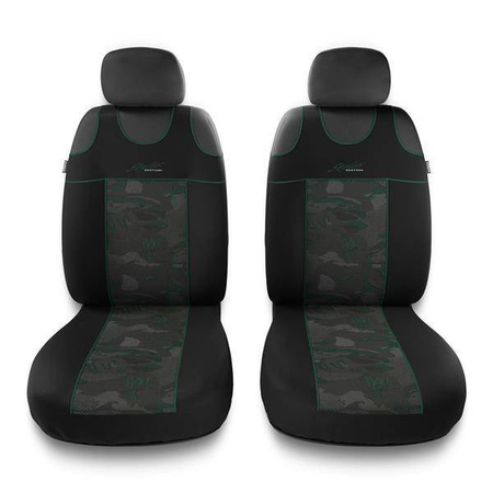 Póló üléshuzat a következő autótípushoz: BMW X1 I, II (2009-2022) - Auto-Dekor - Stylus 1+1 - zöld
