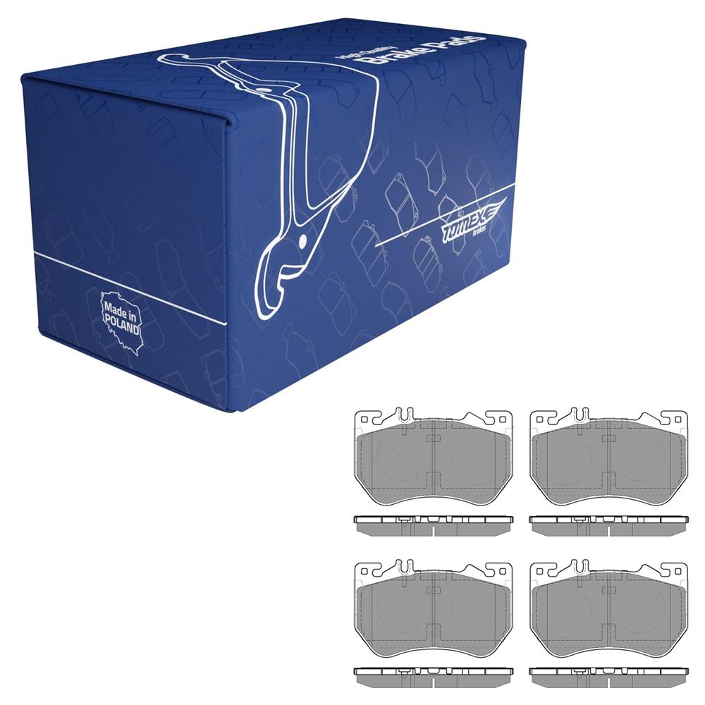 Fékbetétek a következő autótípushoz: Mercedes-Benz C osztály W206 Szedán (2021-....) - Tomex - TX 60-21 (első tengely)