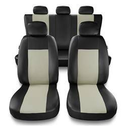 Univerzális autó üléshuzat a következő autótípushoz: Seat Ibiza I, II, III, IV, V (1984-2019) - Autó takarók - Huzatok - Autóponyvák - Auto-Dekor - Comfort - bézs